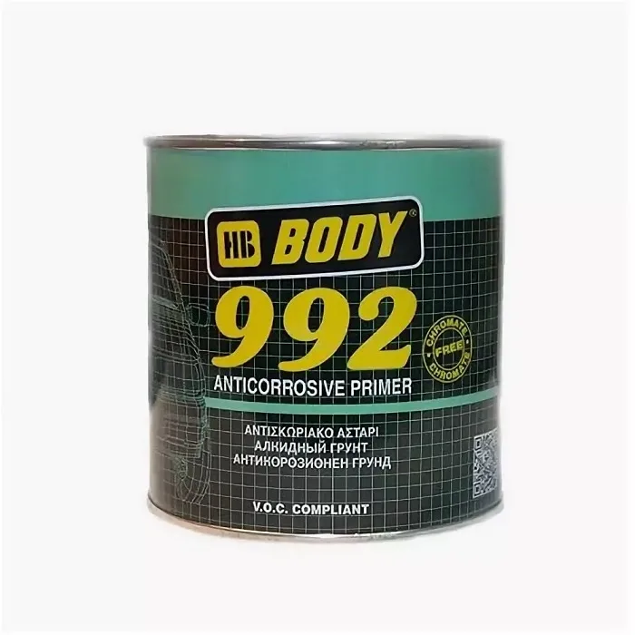 Грунт Body 992 1кг черный Black (Банка) уп-6