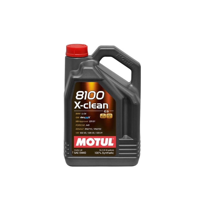 Масло моторное Motul 8100 X-clean gen2 C3 5w40 5л. (109373)