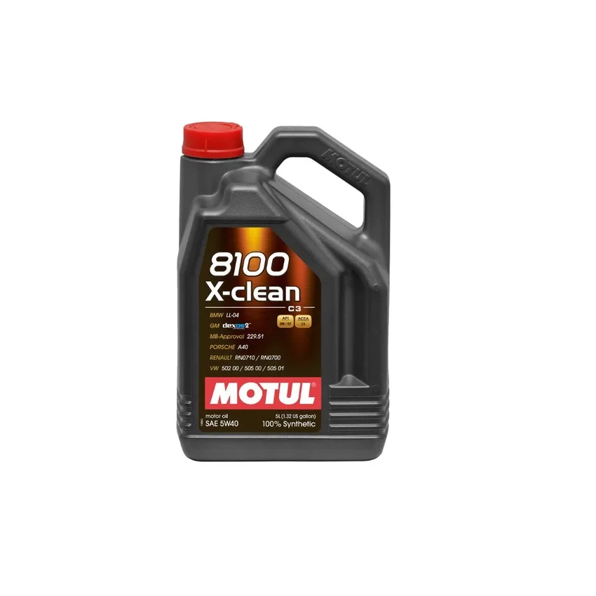 Масло моторное Motul 8100 X-clean gen2 C3 5w40 5л. (109373)
