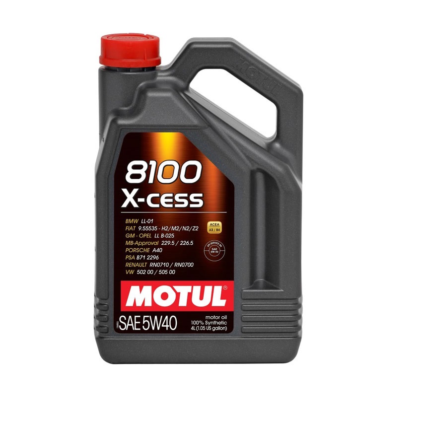 Масло моторное Motul 8100 X-cess A3/B4 5w40 4л. (104256)