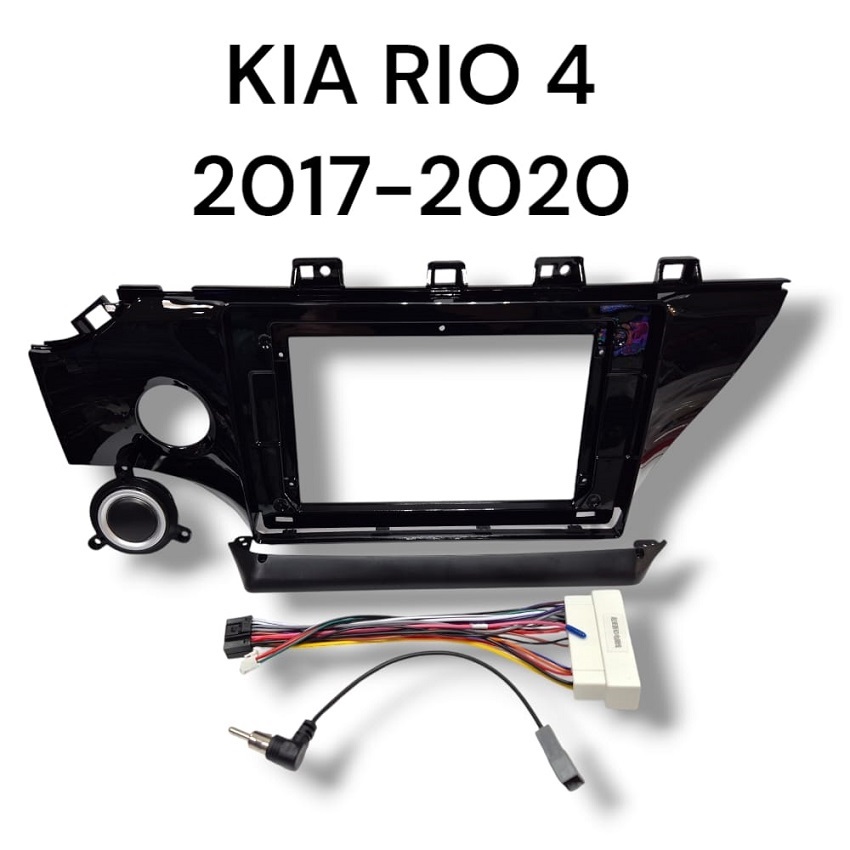 Установочный к-т для штатной а/м 10" KIA Rio 4 2017-2020 (F3) + проводка