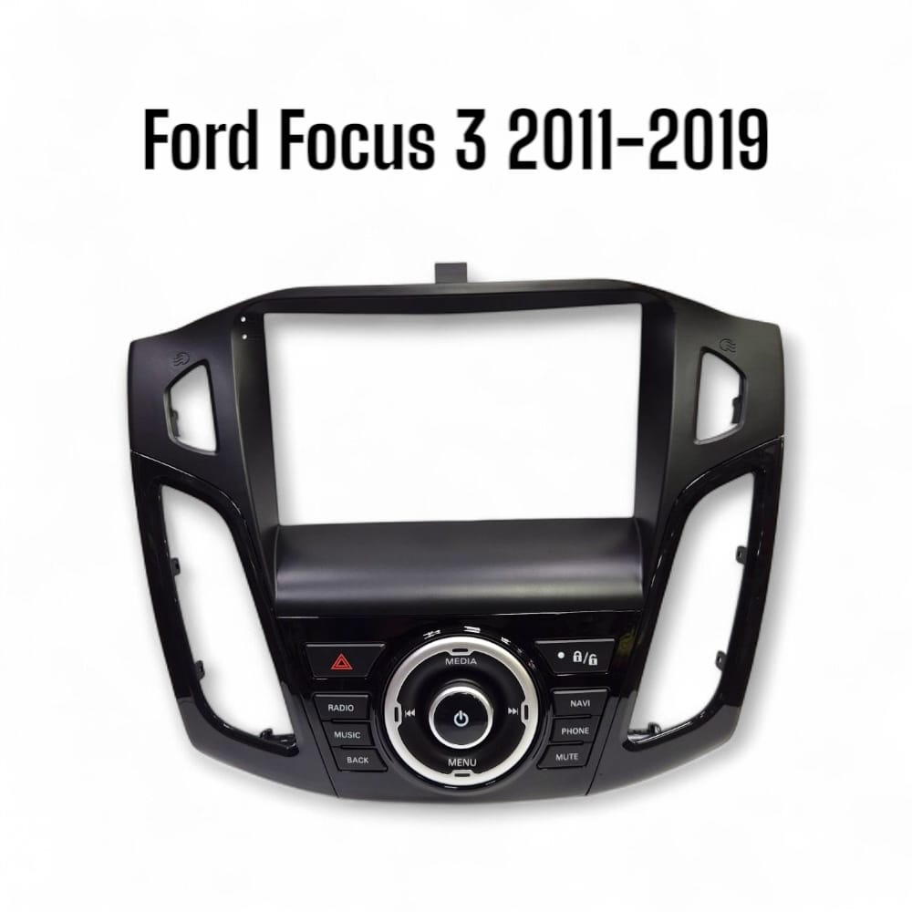 Установочный к-т для штатной а/м 9" Ford Focus III Mk3 2011-2019 (Black)+ проводка CAN
