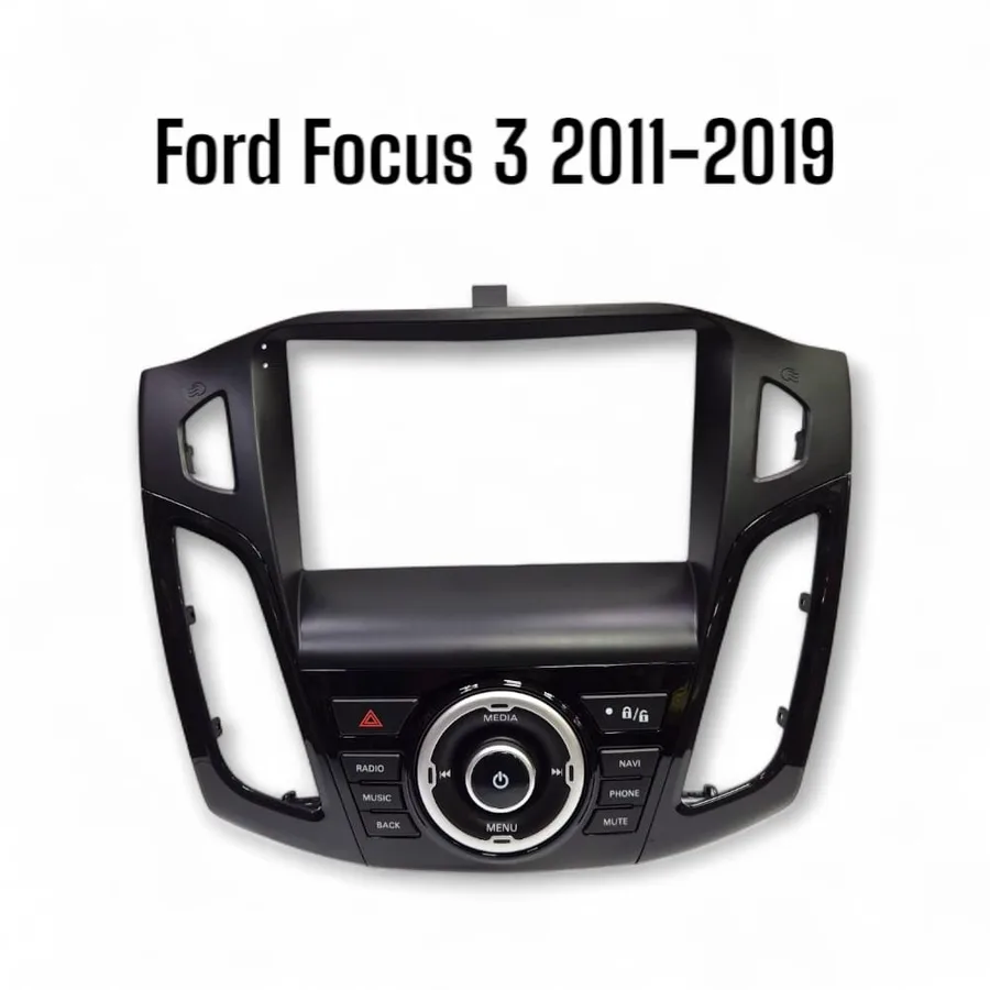 Установочный к-т для штатной а/м 9" Ford Focus III Mk3 2011-2019 (Black)+ проводка CAN