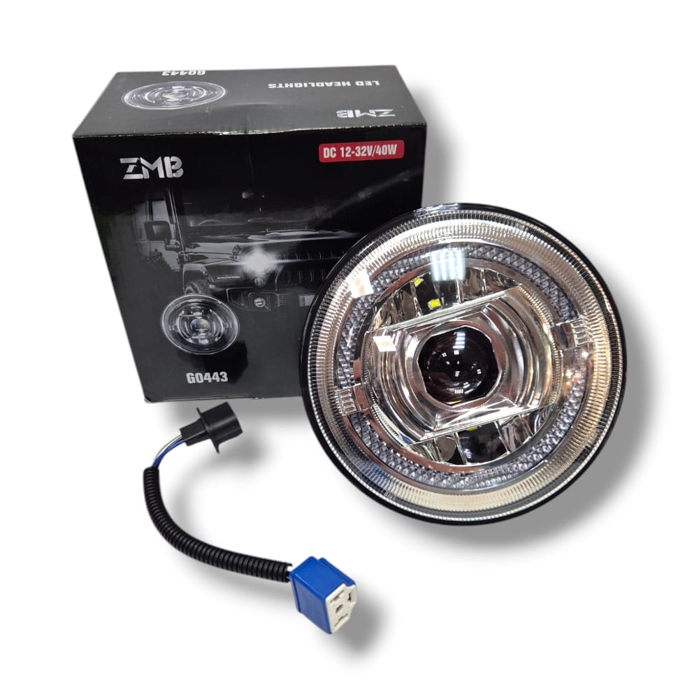 Фара рабочего света G0443 NIVA 4x4 30W\40W (блтж+дальн+поворот+ДХО) 7" 1шт