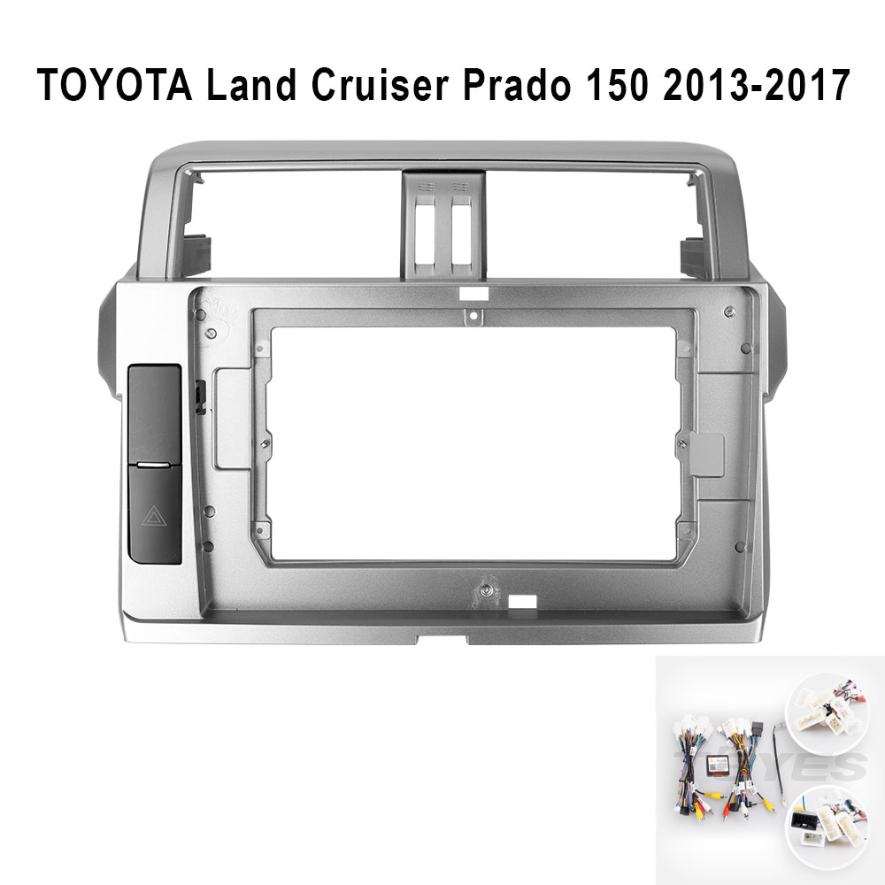 Установочный к-т для штатной а/м 10" TOYOTA Land Cruiser Prado 150 2013-2017 + проводка CAN