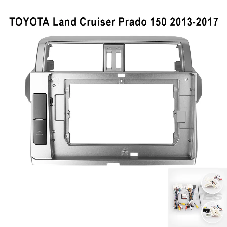 Установочный к-т для штатной а/м 10" TOYOTA Land Cruiser Prado 150 2013-2017 + проводка CAN
