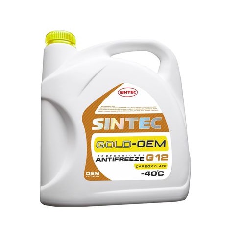 Антифриз SINTEC GOLD Желтый 5кг. (уп-4)