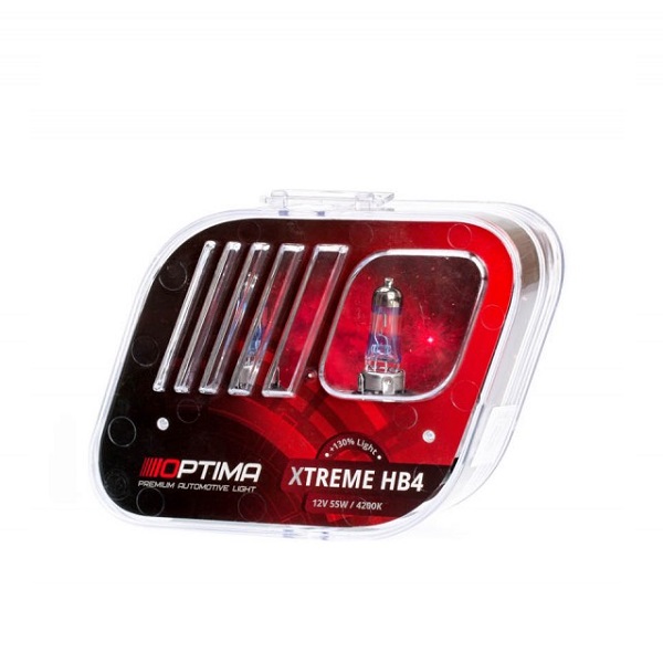 Лампа 12V OPTIMA Xtreme HB4 55W +130% (Eurobox,2шт.)