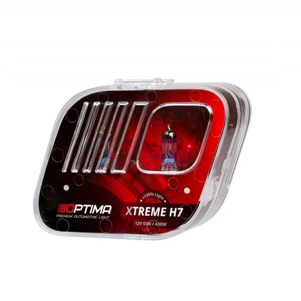 Лампа 12V OPTIMA Xtreme H7 55W +130% (Eurobox,2шт.)