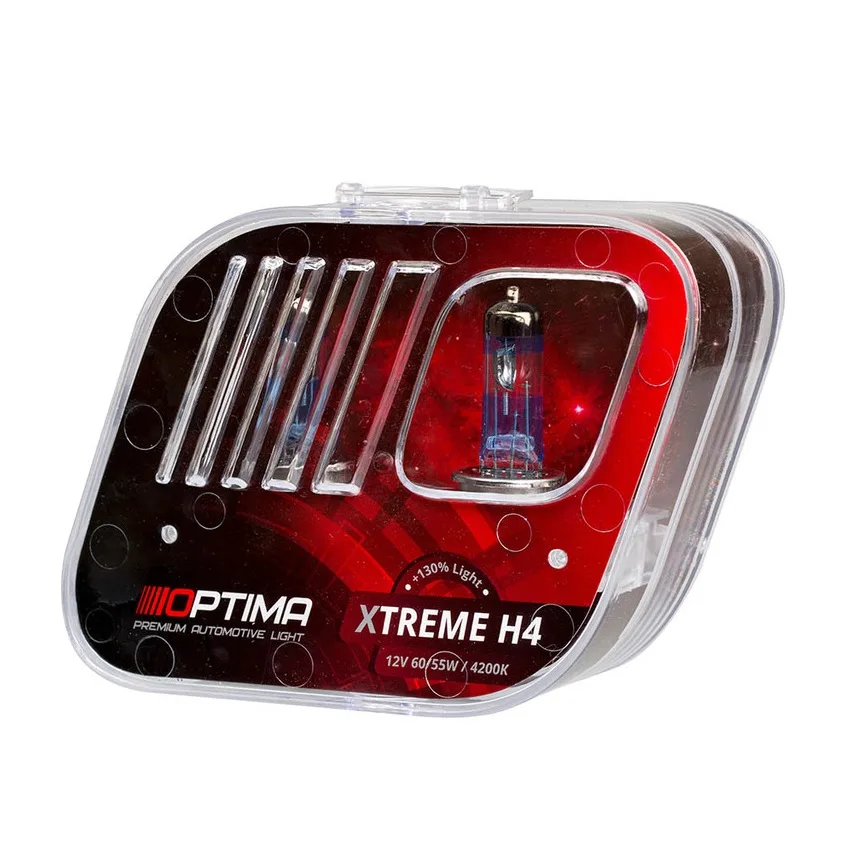 Лампа 12V OPTIMA Xtreme H4 60/55W +130% (Eurobox,2шт.)