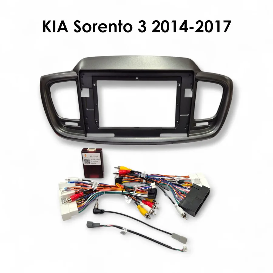 Установочный к-т для штатной а/м 10" KIA Sorento 3 2014-2017 + проводка CAN