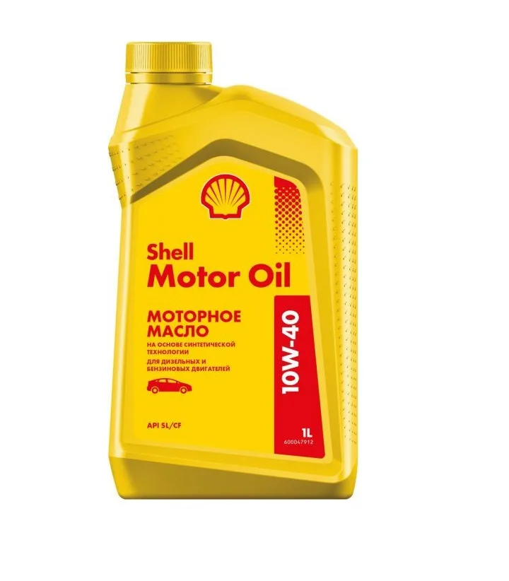 Масло моторное shell helix Motor Oil 10w40 HX7 SL/CF желтый 1л.