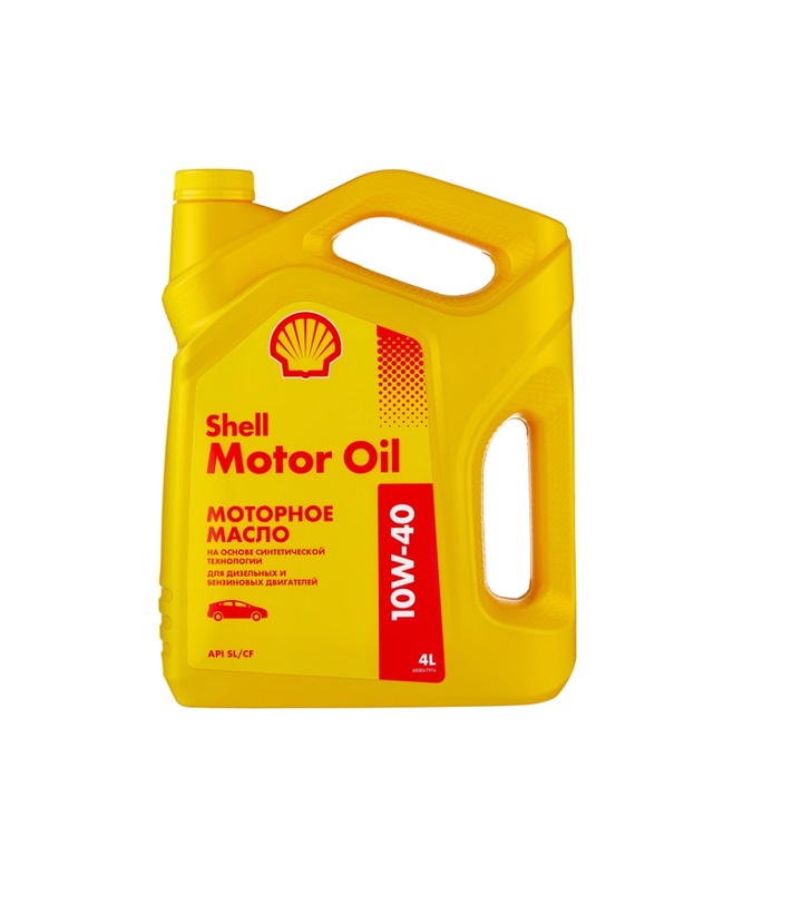 Масло моторное shell helix Motor Oil 10w40 HX7 SL/CF желтый 4л.