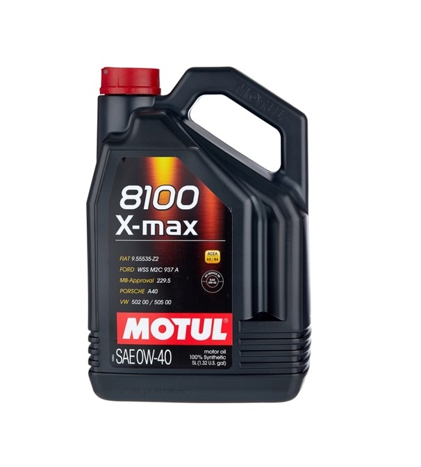Масло моторное Motul 8100 X-MAX A3/B4 0w40 5л. (104533)