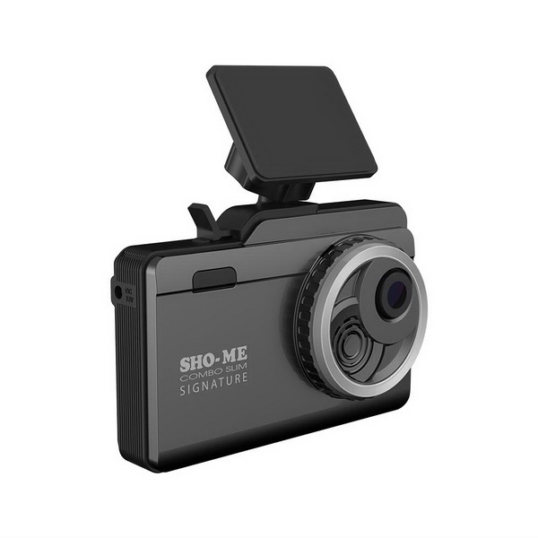 Антирад+Видеорег. Sho-Me Combo SLIM Signature FullHD GPS