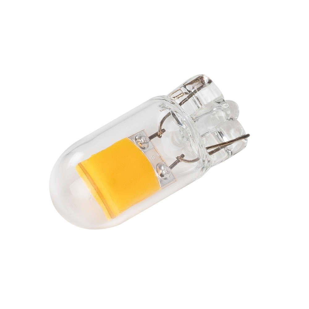 Лампа диодная 12V W5W б/ц (Т10) Sapphire белая 2шт