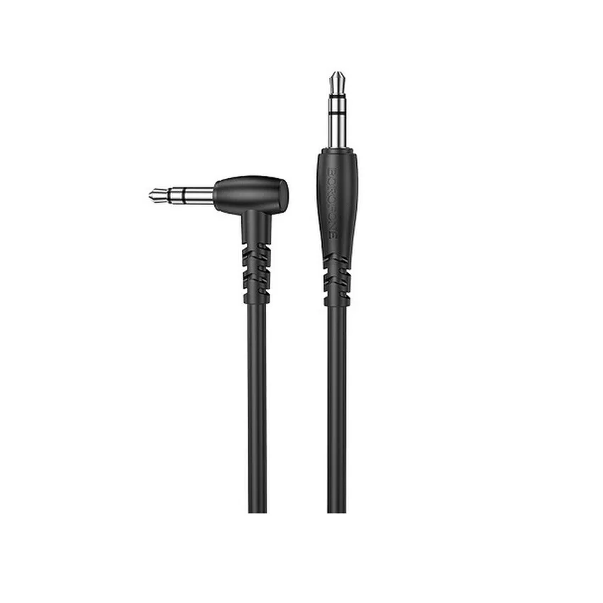 Провод 3.5 jack-jack (AUX) BOROFONE BL10 (угловой) 2м