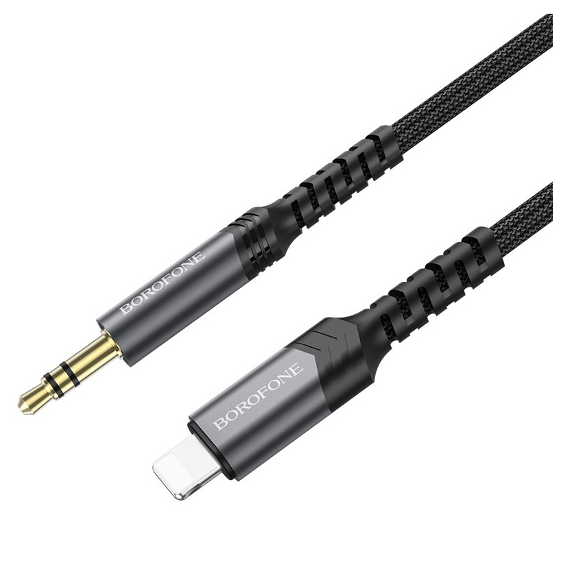 Провод 3.5 jack-jack (AUX на Lightning) BOROFONE BL15