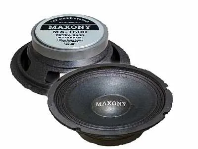 А/к MAXONY MX-1600 EXTRA BASS 16см к-т 2шт.