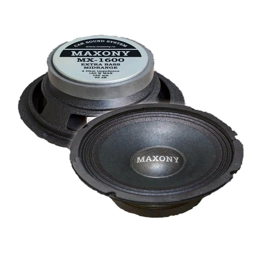 А/к MAXONY MX-1600 EXTRA BASS 16см к-т 2шт.