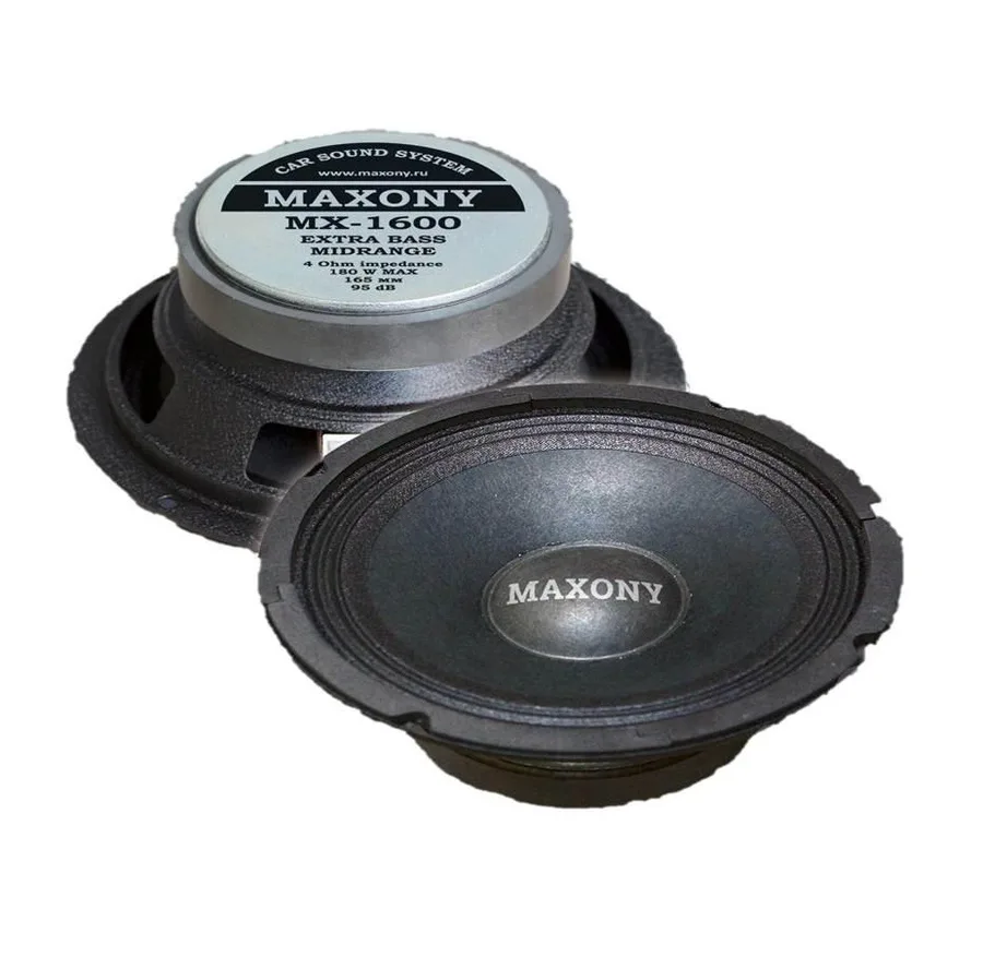 А/к MAXONY MX-1600 EXTRA BASS 16см к-т 2шт.
