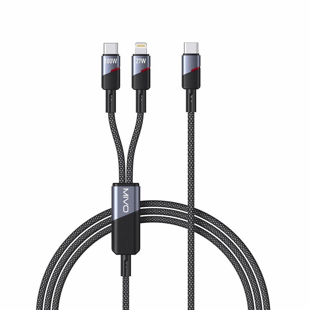 Кабель Apple Lightning - Type-C MIVO MX-77L 100W 1.2м
