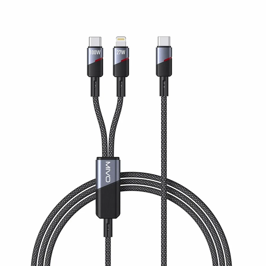 Кабель Apple Lightning - Type-C MIVO MX-77L 100W 1.2м
