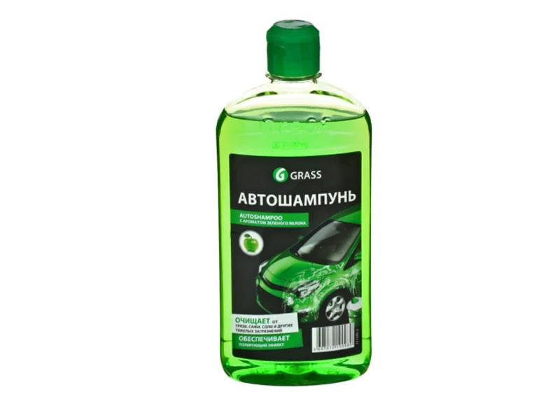 GraSS Автошампунь "Auto Shampoo" с ароматом яблока (флакон 500 мл) 111105-2