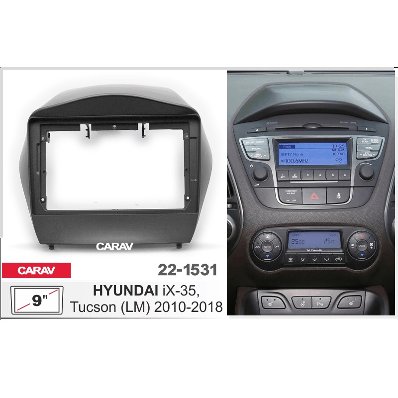 Рамка 9" CARAV 22-1531 HYUNDAI IX-35 2010-2018