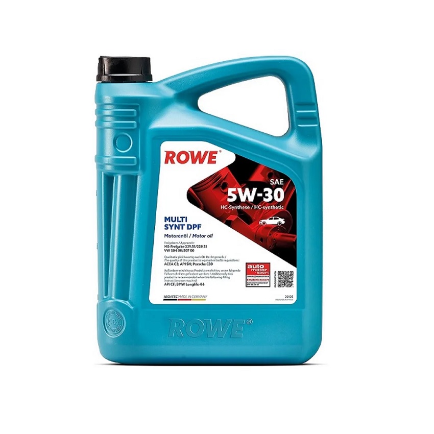 Масло моторное ROWE Hightec Multi SYNT DPF 5w30 C3 5л