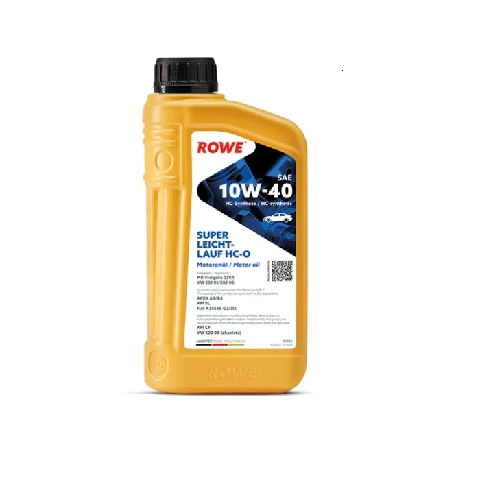 Масло моторное ROWE Hightec Super Leichtlauf HC-0 10w40 A3/B4,SL/CF 1л
