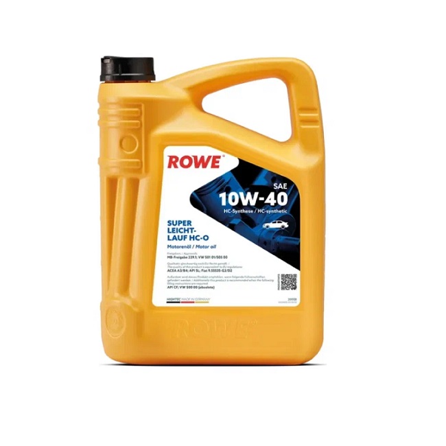 Масло моторное ROWE Hightec Super Leichtlauf HC-0 10w40 A3/B4,SL/CF 4л
