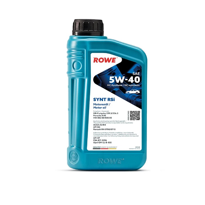 Масло моторное ROWE Hightec SYNT RS 5w40 A3/B4,SN/CF 1л