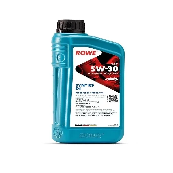 Масло моторное ROWE Hightec SYNT RS D1 5w30 SN-RC 1л