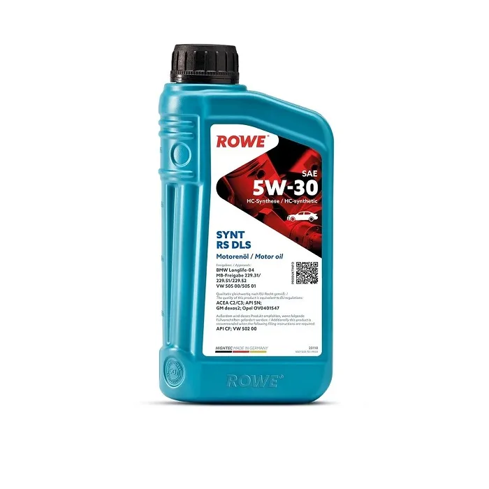 Масло моторное ROWE Hightec SYNT RS DLS 5w30 C3,SN/CF 1л