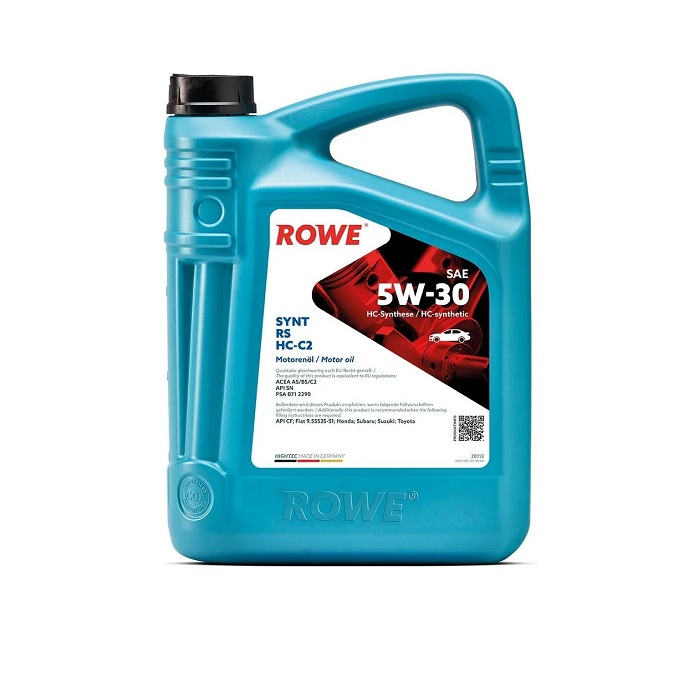 Масло моторное ROWE Hightec SYNT RS HC-C2 5w30 A5/B5,C2 5л