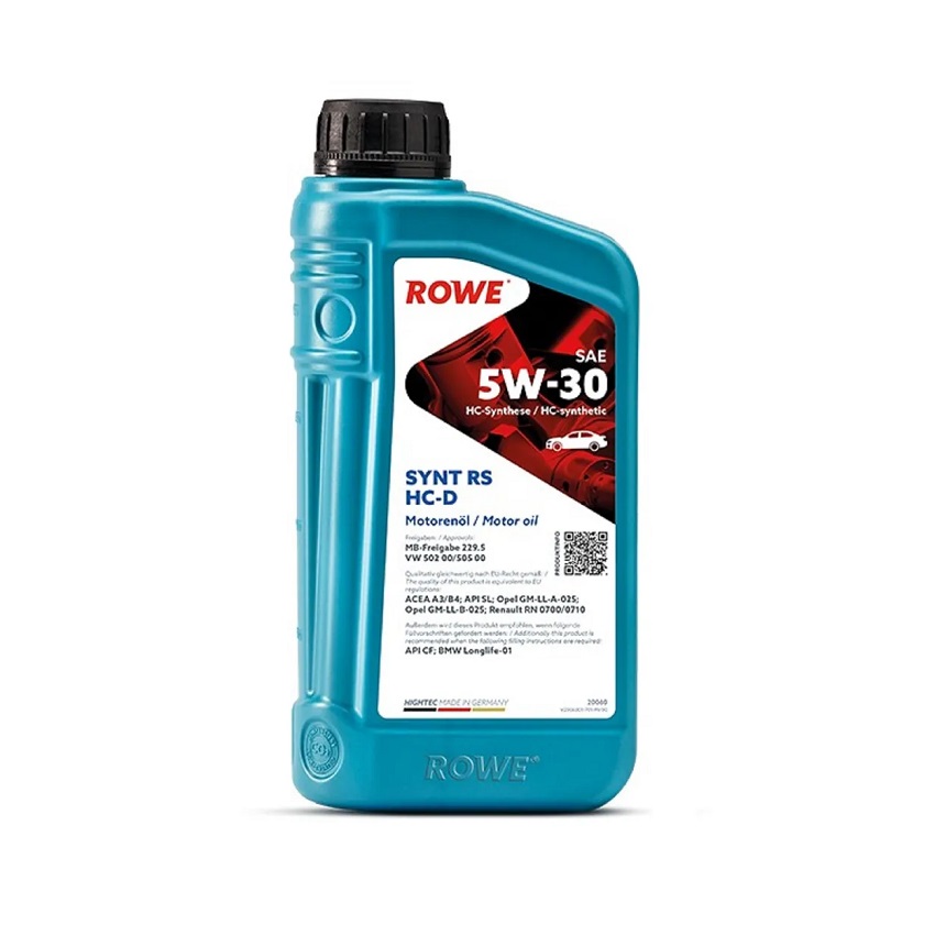 Масло моторное ROWE Hightec SYNT RS HC-D 5w30 A3/B4 1л
