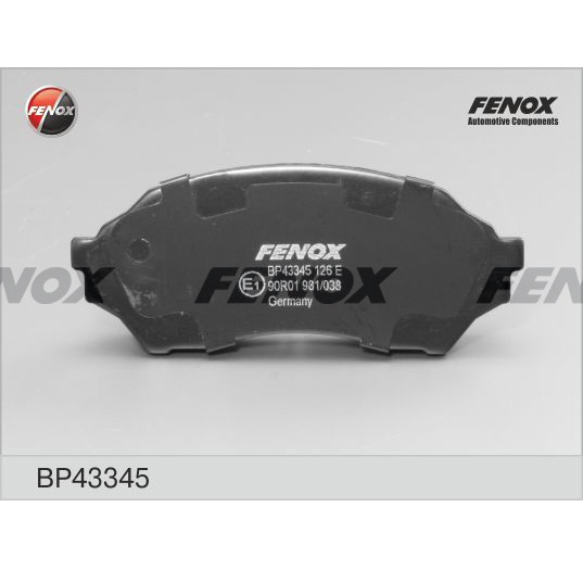 Колодки торм. перед. FENOX BP43345 Mazda 323