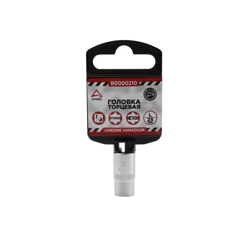 ARNEZI R0000210 Головка  1/4 TORX E10 25мм.