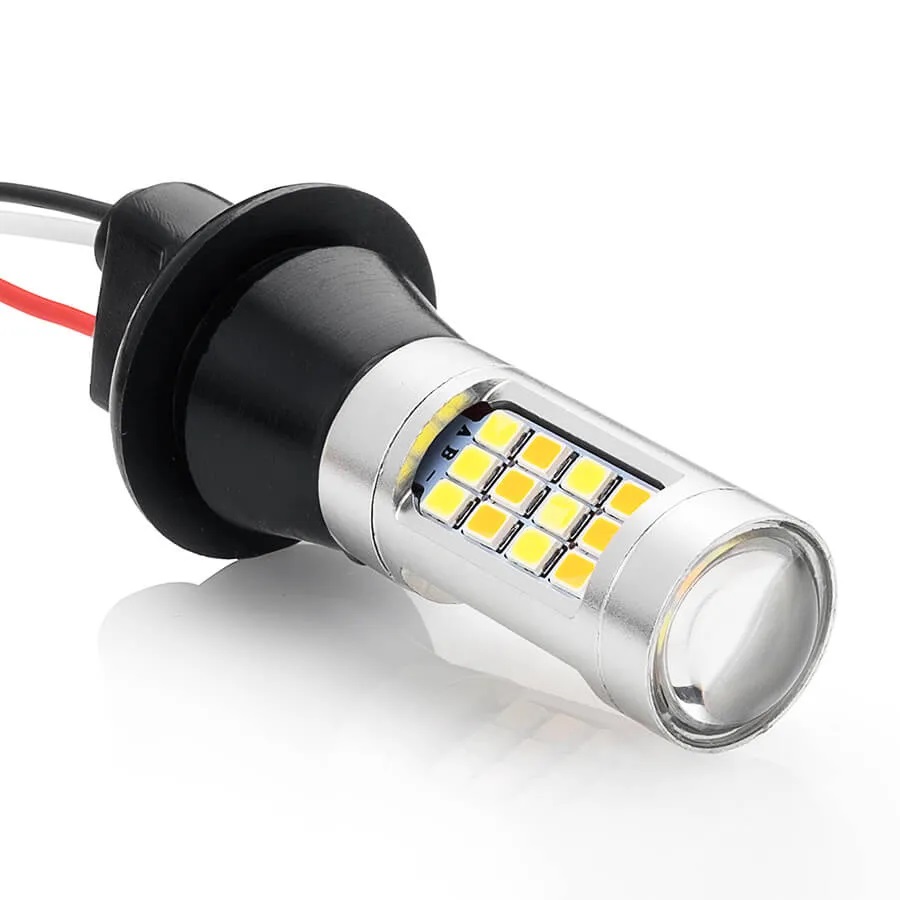 Ходовые огни в поворотники 2 в 1 цоколь 7440 WY21W 42 LED 2835 - 2 шт