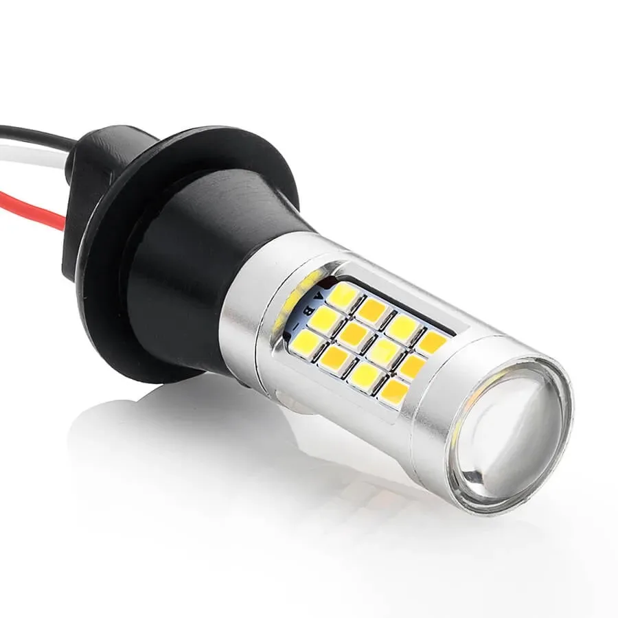 Ходовые огни в поворотники 2 в 1 цоколь 7440 WY21W 42 LED 2835 - 2 шт