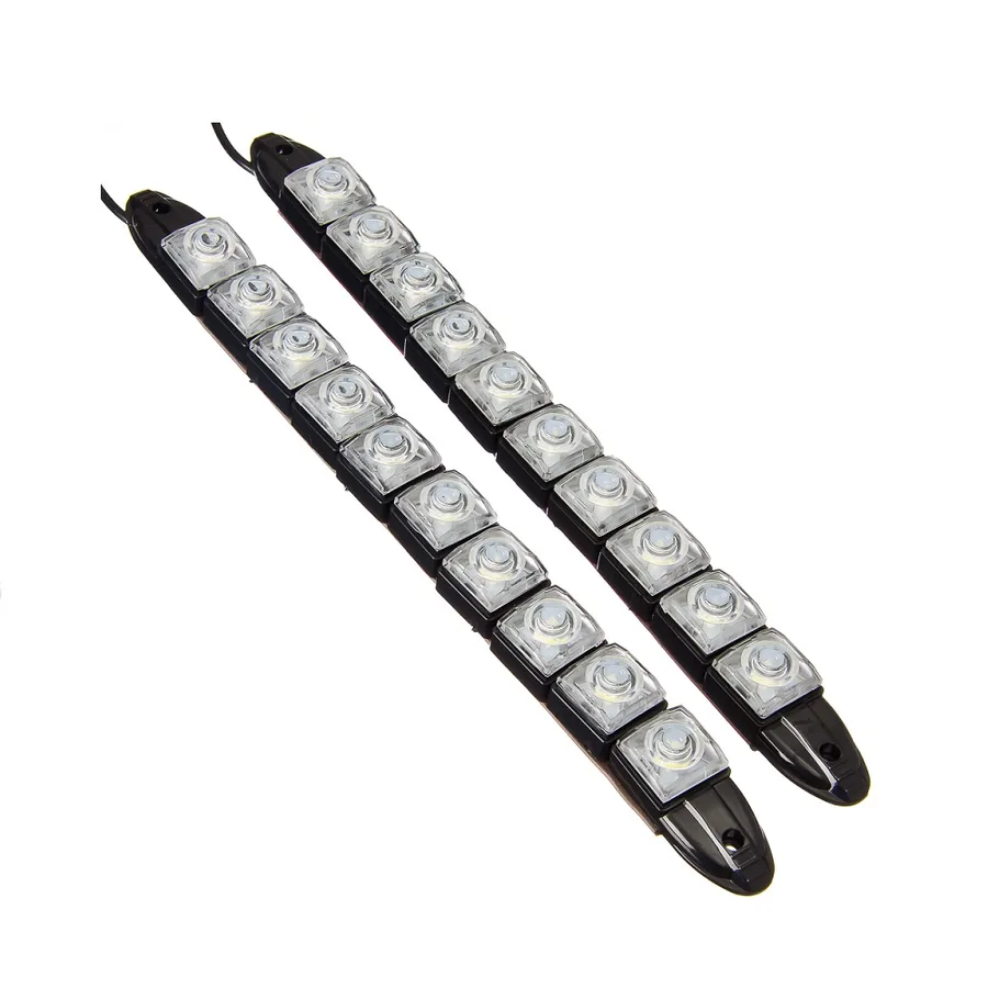 ХОДОВЫЕ ОГНИ 702-100 (10LED) 12V Изогнутый