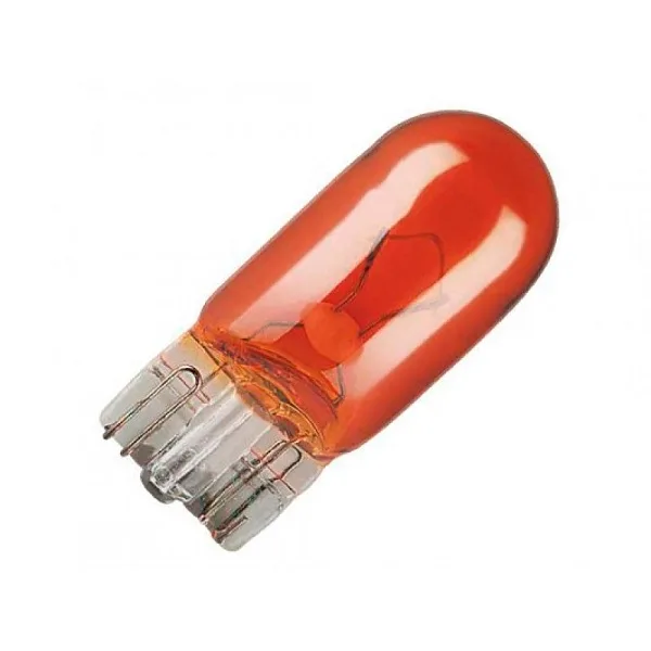 Лампа 12V W5W б/ц ЖЕЛТАЯ 1673