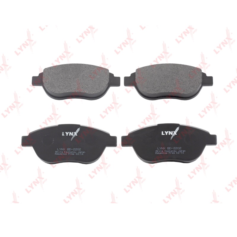 Колодки торм. перед. LYNXauto BD2202 Fiat Doblo, Citroen Berlingo, Peugeot 207/307