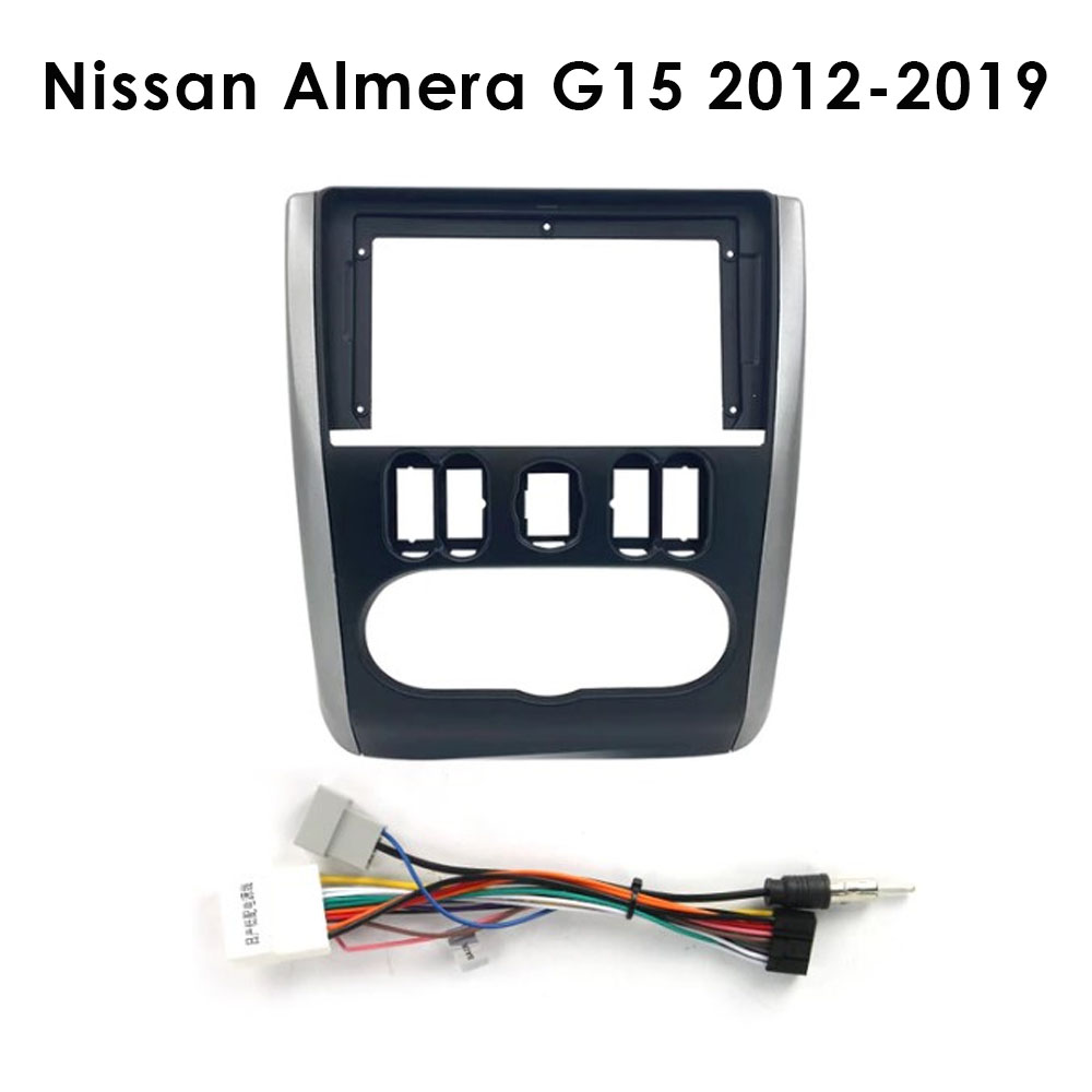 Установочный к-т для штатной а/м 9" Nissan Almera G15 2012-2019 + проводка