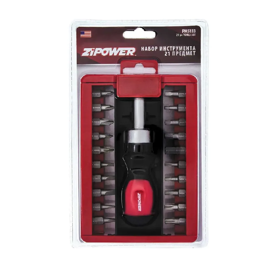 ZIPOWER PM5133 Набор инструмента 21пр.