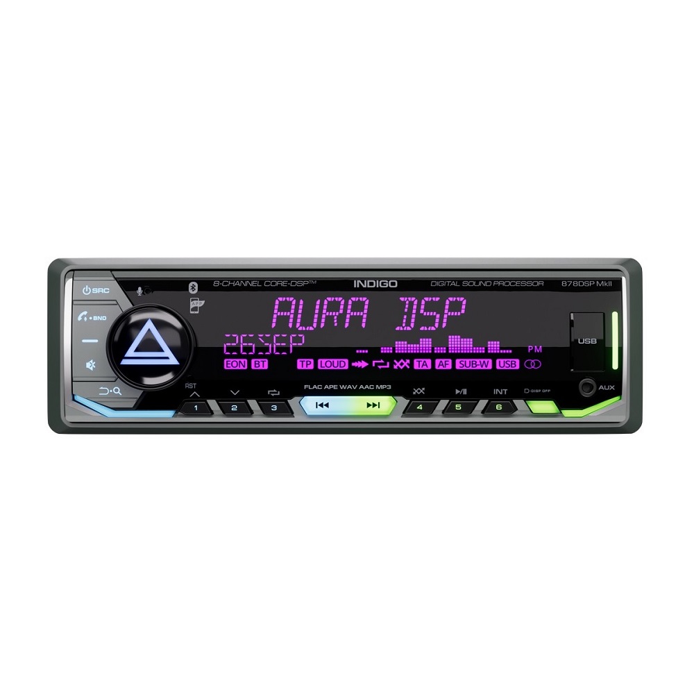 А/м AURA INDIGO-878DSP MkII CORE-DSP 4x51W (8 канал.)