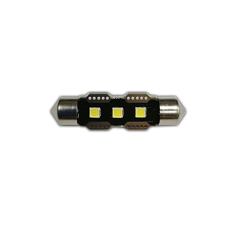 яЛампа диодная 10-30V салон 41мм STARLED  S1-1042 (мега-яркая) кт. - 2шт.