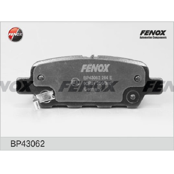 Колодки торм. зад. FENOX BP43062 Qashqai07-, Tida, X-trail 01-, Koleos, grand vitara