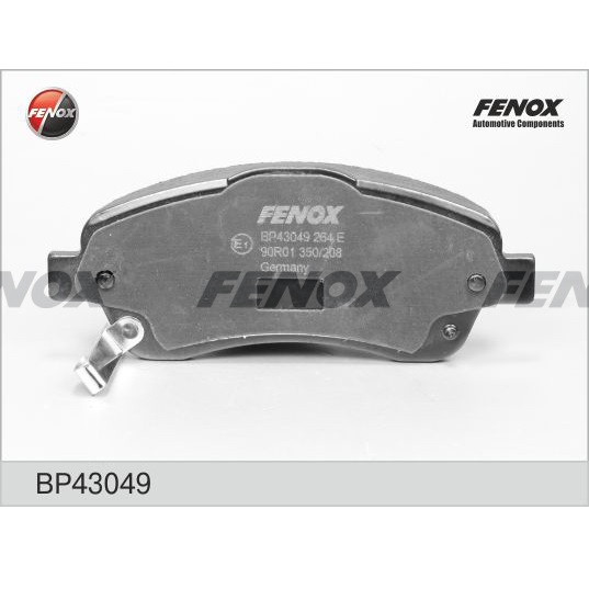 Колодки торм. перед. FENOX BP43049 Toyota Corolla 04-09, Avensis 03-08